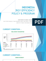 Energy Efficiency Policy & Program: Indonesia