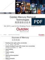 Presentation Outotec Mercury Removal Technologies. August 24 2011. - Eng + Kinesiska