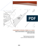 Memoria Descriptiva Planeamiento Integral Uc 5210 PDF