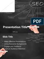 3024 Conceptual SEO Chalkhand Drawing Powerpoint