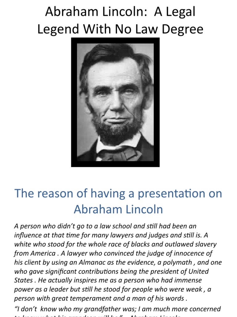 Abraham Lincoln | PDF | Abraham Lincoln | Public Law