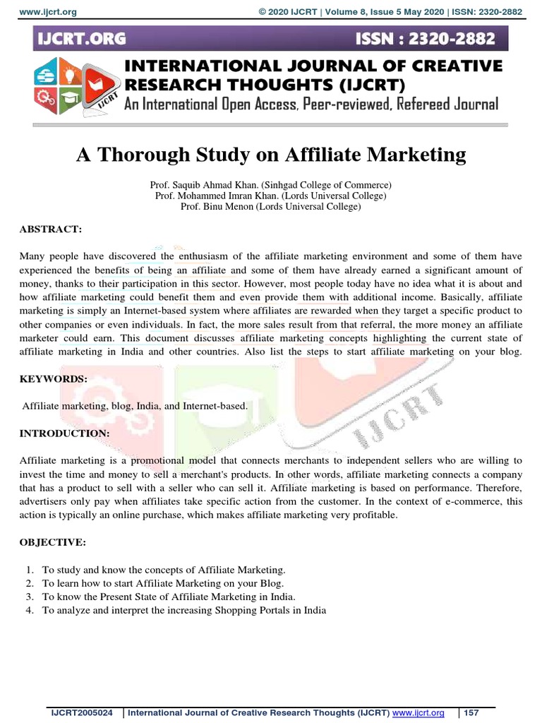 Affiliate Marketing Pdf Pdf Affiliate Marketing Marketing