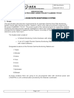 IAEA Specification - Gamma Dose Rate Monitoring System