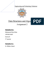 Data Structures and Algorithms: Assignment 2