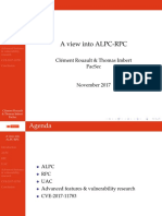 A View Into ALPC RPC Pacsec 2017