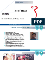 Current Evaluation and Management of Head Injury - DR EB-East Park