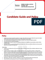 Candidate Guide and Policy