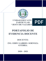 Formato de Portafolio Docente