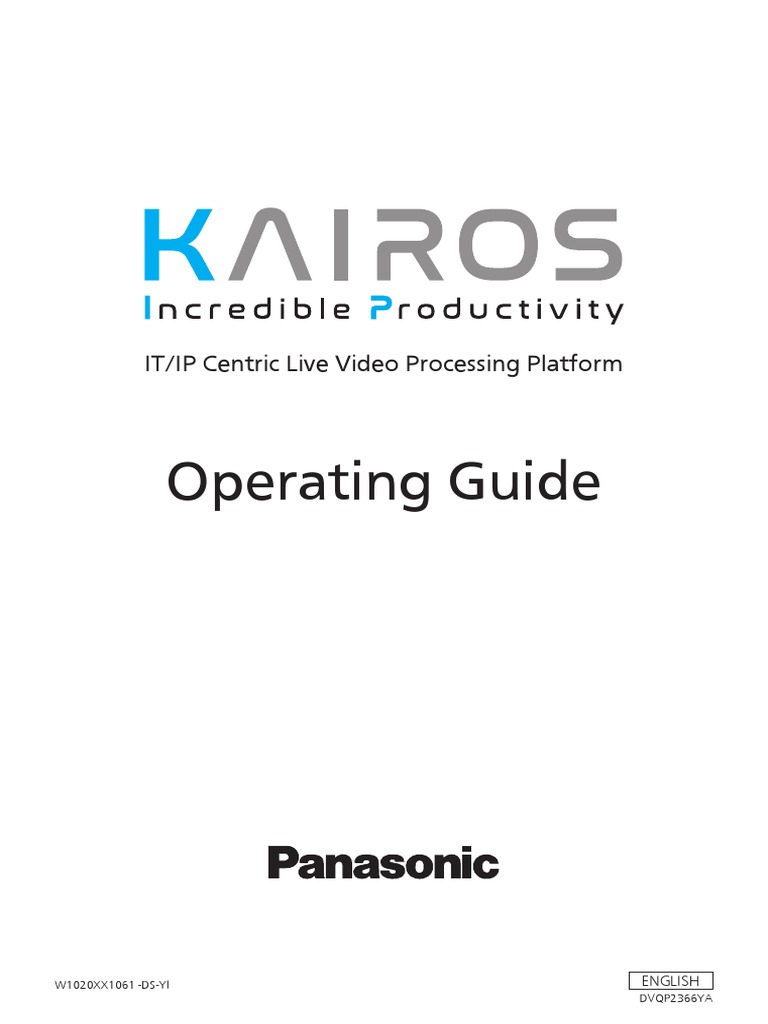 Kairos Guide (DVQP2366YA) E | PDF | Password | Authentication