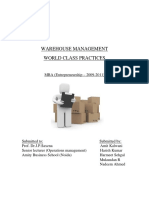 Warehouse Management Final Project Report