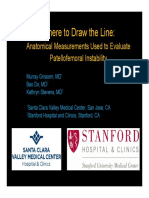 Where To Draw The Line:: Anatomical Measurements Used To Evaluate Patellofemoral Instabilityy