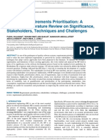 2018 - Software Requirements Prioritisation - A Systematic Literature Review On Significance, Stakeholders, Techniques and Challenges