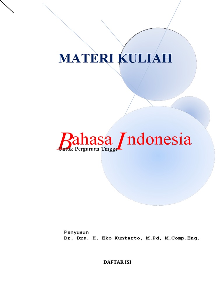Bahasa Indonesia Untuk Perguruan Tinggi Pdf