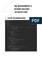 Os Lab Assignment-3 Mayank Kalsan 2018UCP1489 Fcfs Scheduling