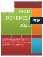 KPSS Tarih Deneme 1