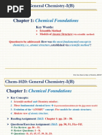 Chem 1020 - Chapt. 1 - Chemical Foundations