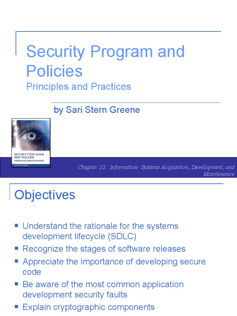Security Program and Policies | PDF | Public Key Cryptography | Key ...