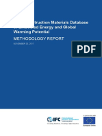 India Construction Materials Database of Embodied Energy and Global Warming Potential - Methodology Report