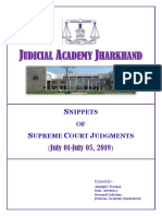 Snippets of SC Judgments July 1 July5