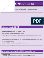 MCC Module-02: GSM: Global System For Mobile Communications