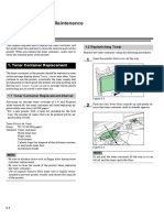 Maintenance: 1. Toner Container Replacement