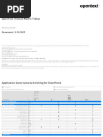 OpenText Product Compatibility Matrix (Current Maintenance)