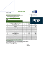 Calibration Equipment Quotation for Testing Laboratory