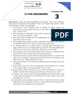 Physics For Engineers: Problem Set