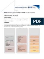 Clasificación de Las Rocas