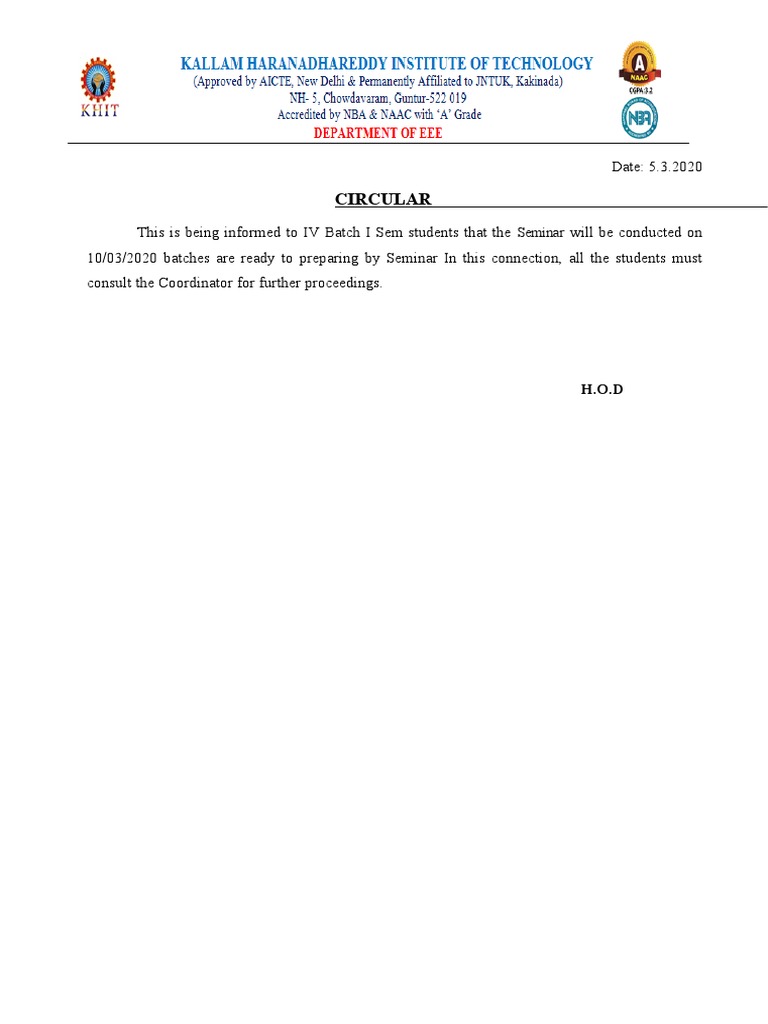 Circular | PDF
