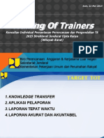 Training of Trainers