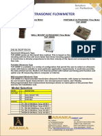 Ultrasonic Flowmeter: Description