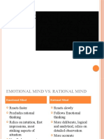 Hallmarks of The Emotional Mind