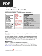 1 MasterSeries Installation Procedure