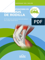 Guia Pre y Postoperatorio en Artrosis de Rodilla