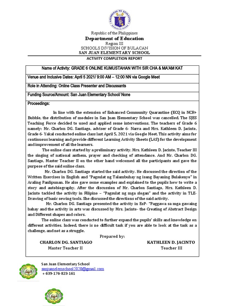 Acr Online Class April 5 9 2021 Pdf Education Theory Behavior