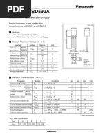 2SD592, 2SD592A: Silicon NPN Epitaxial Planer Type