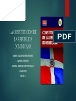 La Constitucion de La Republica Dominicana