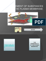 The Movement of Substances Across The Plasma Membrane.: Enter