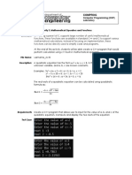 Act 3 - Mathematical Operators