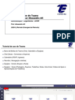 Tutorial de Uso Do Teams