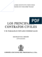 Los Principales Contratos Civiles y Su Paralelo Con Los Comerciales - 18 Edicion