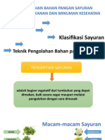 Presentasi Pengolahan Sayur Kelas 7