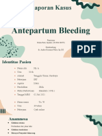 Antepartum Bleeding