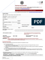 Enrolment Form - ACCA Full-Time Courses 2011