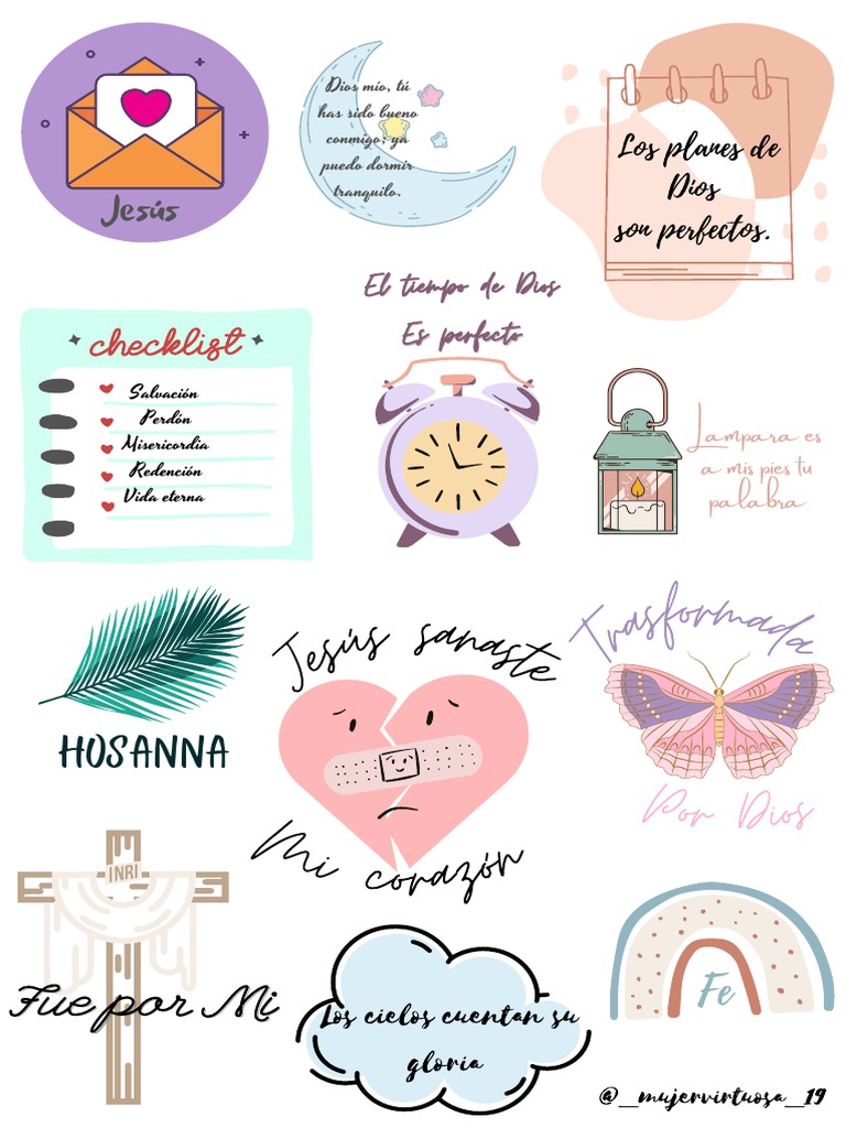 Sticker Cristianos 2 | PDF