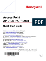 Access Point AP-010BT/AP-100BT: Quick Start Guide