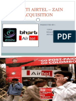 Bharti Airtel - Zain Acquisition: Presented By:-Vipin Shalini Sonal