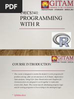 Introduction To R