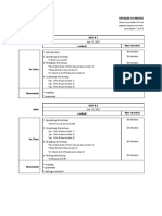 Detailed Schedule